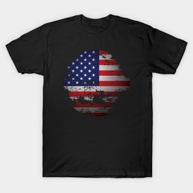 USA under construction chest T-Shirt by Ricogfx